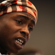 Stevante Clark, brother of Stephon Clark, disrupts a special City Council meeting at Sacramento City Hall on March 27, 2018, in Sacramento, Calif.